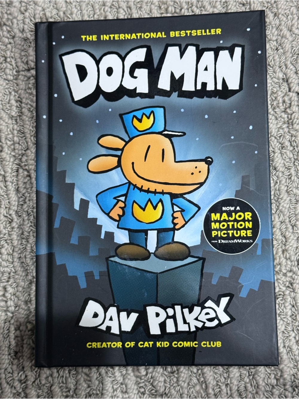 Dog Man Hardcover Book by - Blue Cover